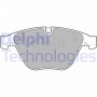 LP2067 DELPHI Комплект гальмівних колодок дисковий гальм