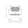0 986 424 972 BOSCH КомплеК т гальмівних колодок, дискове гальмо