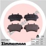 23613.180.1 ZIMMERMANN КомплеК т гальмівних колодок, дискове гальмо