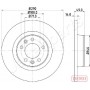 DP-0219C JAPANPARTS Гальмівний диск