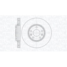 361302040606 MAGNETI MARELLI Гальмівний диск