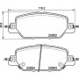 P 28 097 BREMBO Комплект гальмівних колодок дисковий гальм