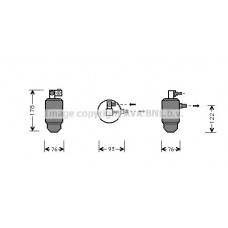 CND164 AVA QUALITY COOLING Осушувач кондиціонера
