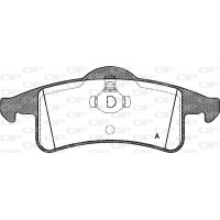 BPA0758.00 OPEN PARTS Комплект гальмівних колодок дисковий гальм