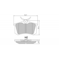 FBP0615 FREMAX FREMAX  BRAKE PAD