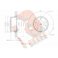 78RBD20016 R BRAKE Гальмівний диск