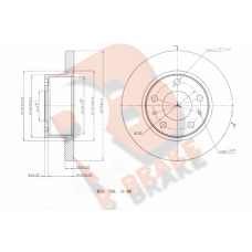 78RBD20016 R BRAKE Гальмівний диск