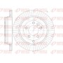 6995.10 REMSA Гальмівний диск
