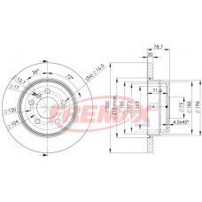 BD1970 FREMAX BRAKE DISC HIGH CARBON