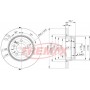 BD1970 FREMAX BRAKE DISC HIGH CARBON