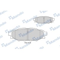 MBF015825 MANDO КомплеК т гальмівних колодок, дискове гальмо