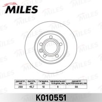 K010551 MILES Гальмівний диск