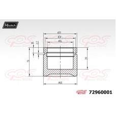 72960001 MAXTECH Поршень корпус скоби гальма