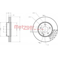 6110672 METZGER Гальмівний диск
