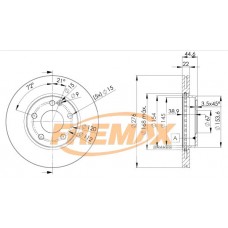 BD0111 FREMAX BRAKE DISC HIGH CARBON