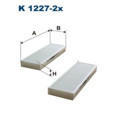Фільтр повітря у внутрішньому просторі FILTRON K 1227-2x