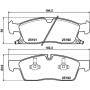 8DB 355 019-551 HELLA Комплект гальмівних колодок, дискове гальмо