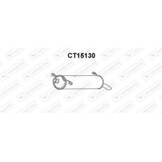 CT15130 VENEPORTE Глушник вихлопних газів кінцевий