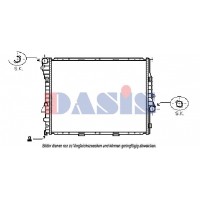 050041N AKS DASIS Радіатор охолодження двигуна