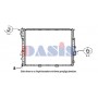 050041N AKS DASIS Радіатор охолодження двигуна