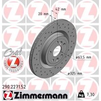 290.2271.52 ZIMMERMANN Гальмівний диск