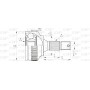 CVJ5593.10 OPEN PARTS Шарнирный комплект, Привідний вал
