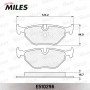 E510296 MILES Комплект гальмівних колодок дисковий гальм