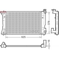 DRM50118 DENSO Радіатор охолодження двигуна