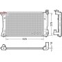 DRM50118 DENSO Радіатор охолодження двигуна