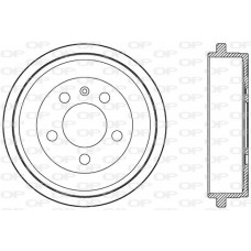 BAD9054.10 OPEN PARTS Гальмівний барабан