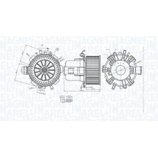 069412315010 MAGNETI MARELLI Вентилятор салону