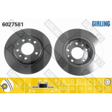6027581 GIRLING Гальмівний диск