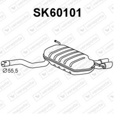 SK60101 VENEPORTE Глушник вихлопних газів кінцевий