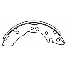 AKS-11162 ASVA Комплект гальмівних колодок