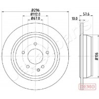 DP-0532C JAPANPARTS Гальмівний диск
