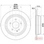 DP-0532C JAPANPARTS Гальмівний диск