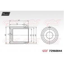 72960044 MAXTECH Поршень корпус скоби гальма