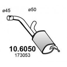 10.6050 ASSO Середній глушник вихлопних газів