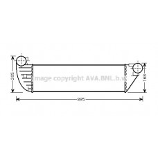 Интеркулер AVA QUALITY COOLING RTA4397