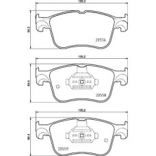 P 24 234 BREMBO Комплект гальмівних колодок дисковий гальм