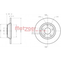 6110242 METZGER Гальмівний диск