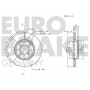 5815205214 EUROBRAKE Гальмівний диск