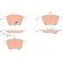 GDB1538 TRW Комплект гальмівних колодок дисковий гальм