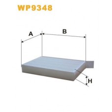 WP9348 WIX FILTERS Фільтр повітря у внутрішньому просторі