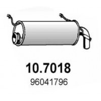 10.7018 ASSO Глушник вихлопних газів кінцевий