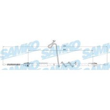 C0286B SAMKO Тросик, cтояночный тормоз