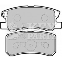 KBP1758 KEY PARTS КомплеК т гальмівних колодок, дискове гальмо
