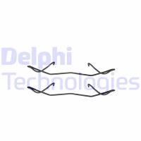 LX0236 DELPHI Комплектуючі колодки дискового гальма