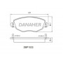 DBP1533 DANAHER Комплект гальмівних колодок дисковий гальм