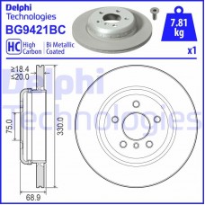 BG9421BC DELPHI Гальмівний диск